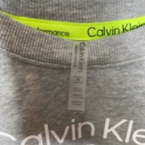 NWT Calven Klein high performance mid-driff top size medium grey - Picture 6 of 10